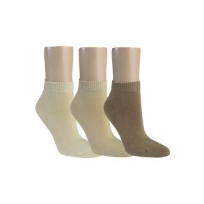 Socken - KURZ NATUR - 3er-Pack