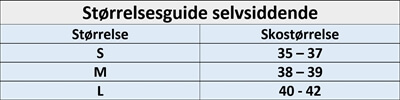 Størrelsesguide Størrelsesguide